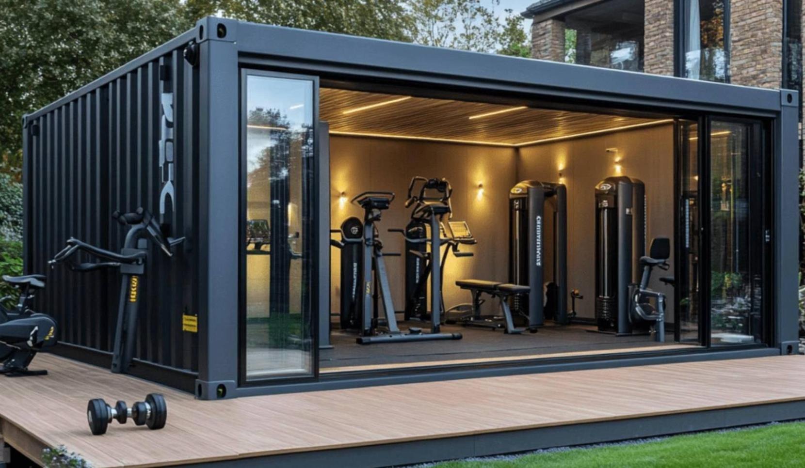 Gym Box 9×3 w Gdańsku – siłownia kontenerowa przy domu