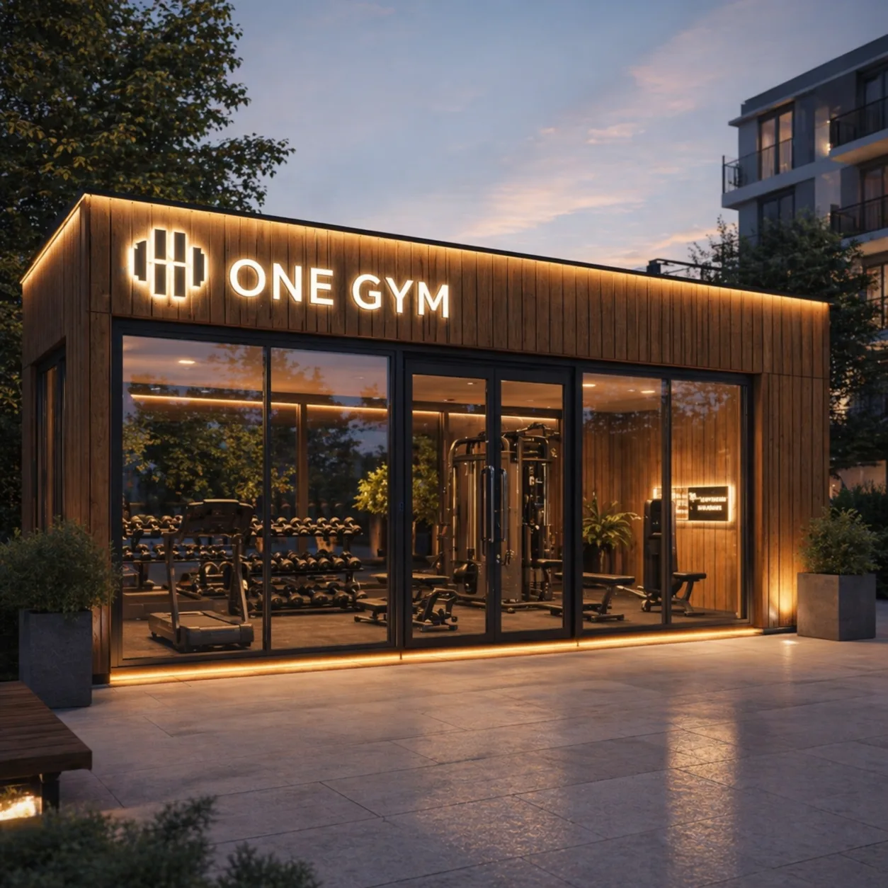 ONE GYM 4×10 m — bezobsługowa pod sieć