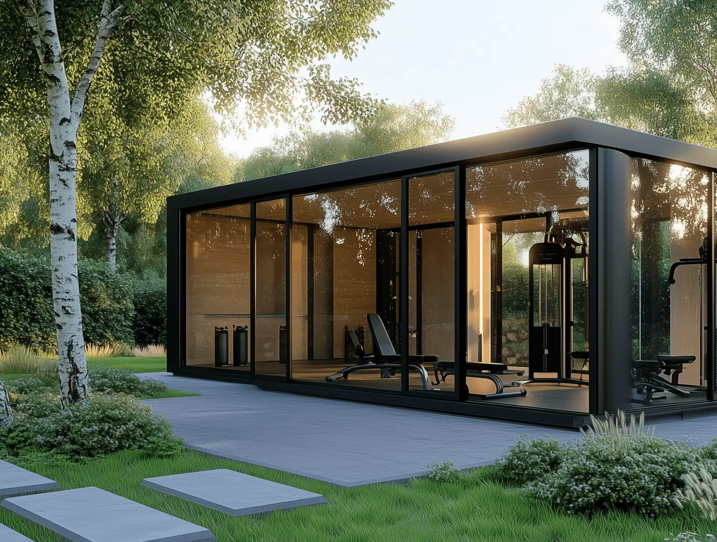 Gym Box 9×3 Basic – Siłownia Kontenerowa 27 m²