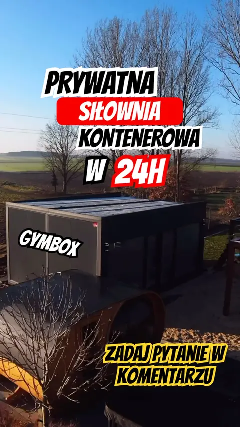 Tak powstaje prywatna siłownia kontenerowa w 1 dzień!